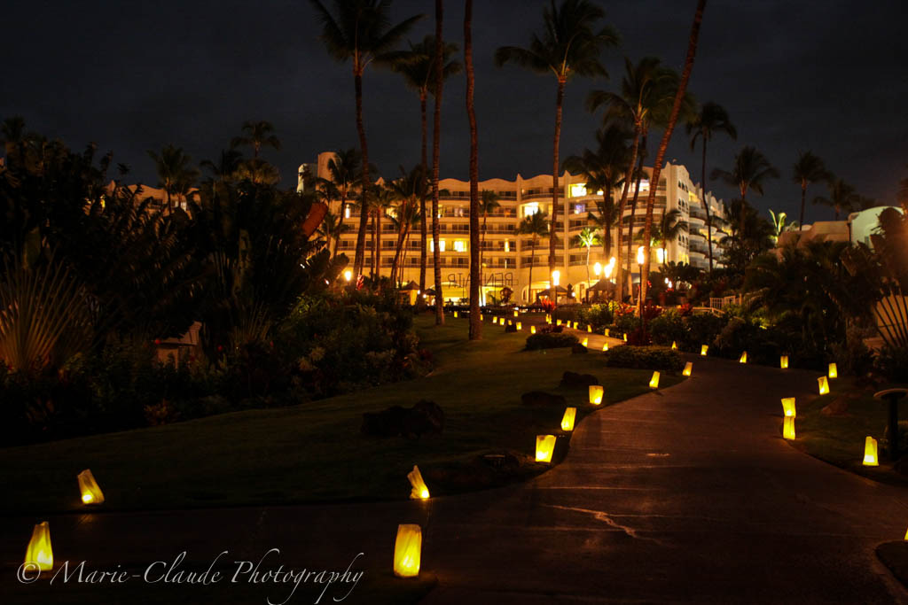 Earth Hour at The fairmont Kea Lani Maui